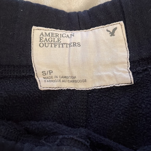 Small American Eagle navy blue sweatpants - Picture 2 of 2
